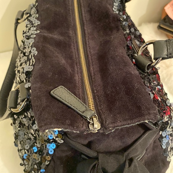 Vintage Y2K Juicy Couture  Juicy Velour & leather sequins Bag - Picture 10 of 16